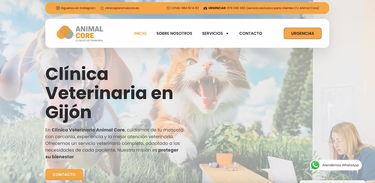 Portfolio Agencia Cita Animal Core