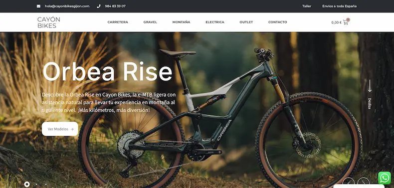Portfolio Agencia Cita Cayon Bikes